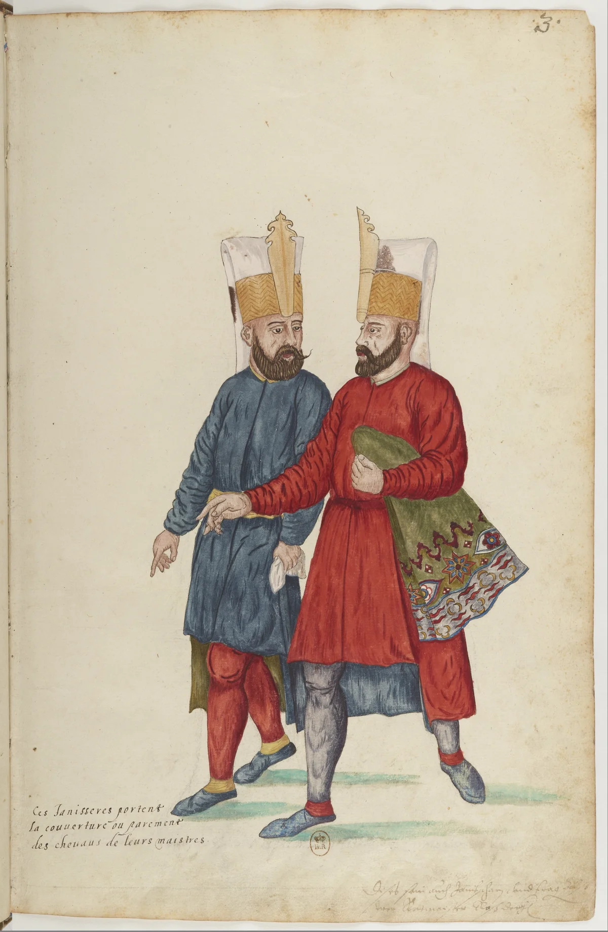 Doğu Halklarının Gelenek ve Kıyafetleri — Renkli Çizimler, 16. Yüzyıl (3)