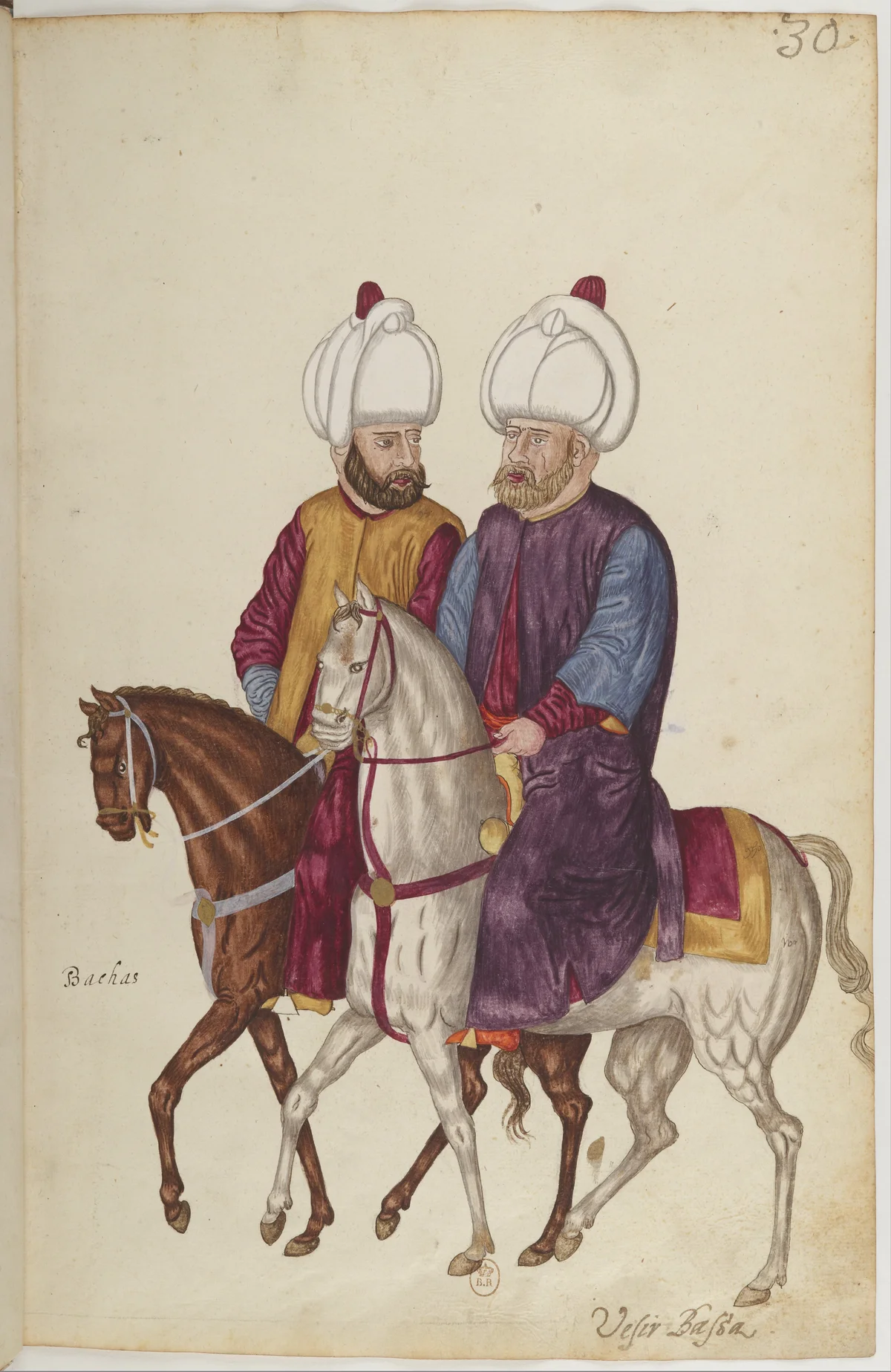 Doğu Halklarının Gelenek ve Kıyafetleri — Renkli Çizimler, 16. Yüzyıl (30)