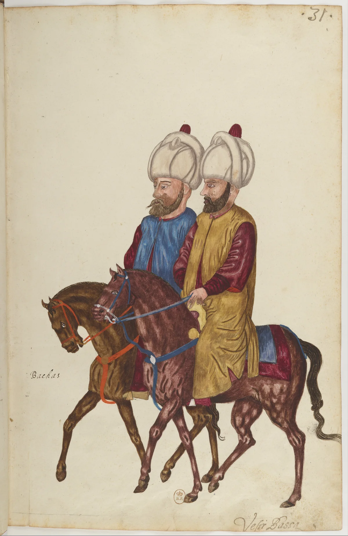 Doğu Halklarının Gelenek ve Kıyafetleri — Renkli Çizimler, 16. Yüzyıl (31)