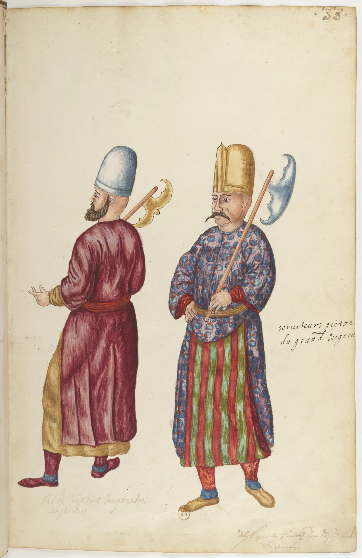 Doğu Halklarının Gelenek ve Kıyafetleri — Renkli Çizimler, 16. Yüzyıl (33)