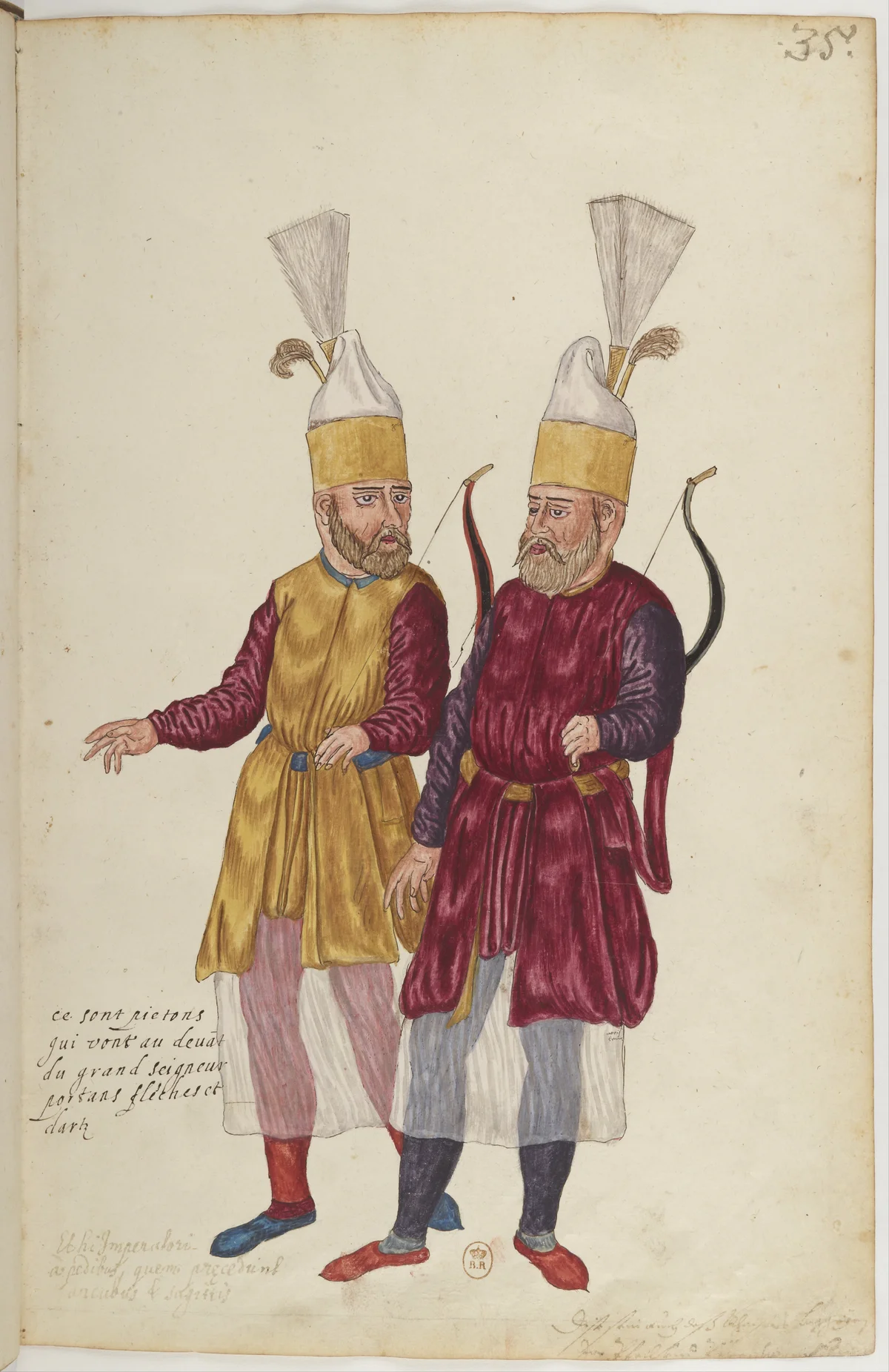 Doğu Halklarının Gelenek ve Kıyafetleri — Renkli Çizimler, 16. Yüzyıl (35)