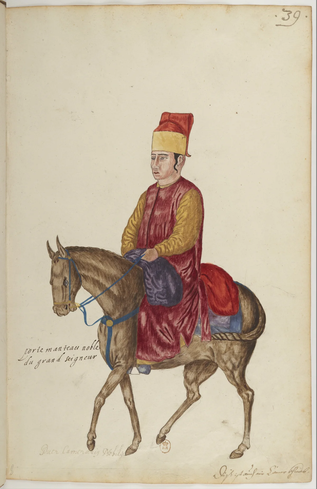 Doğu Halklarının Gelenek ve Kıyafetleri — Renkli Çizimler, 16. Yüzyıl (39)