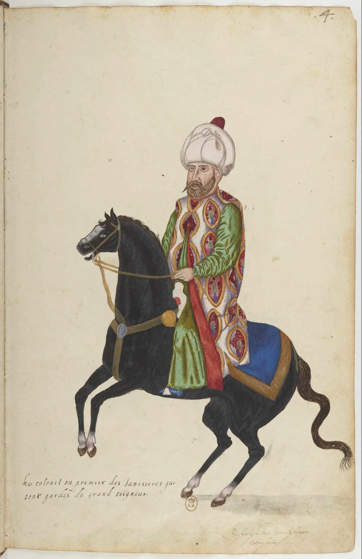 Doğu Halklarının Gelenek ve Kıyafetleri — Renkli Çizimler, 16. Yüzyıl (4)