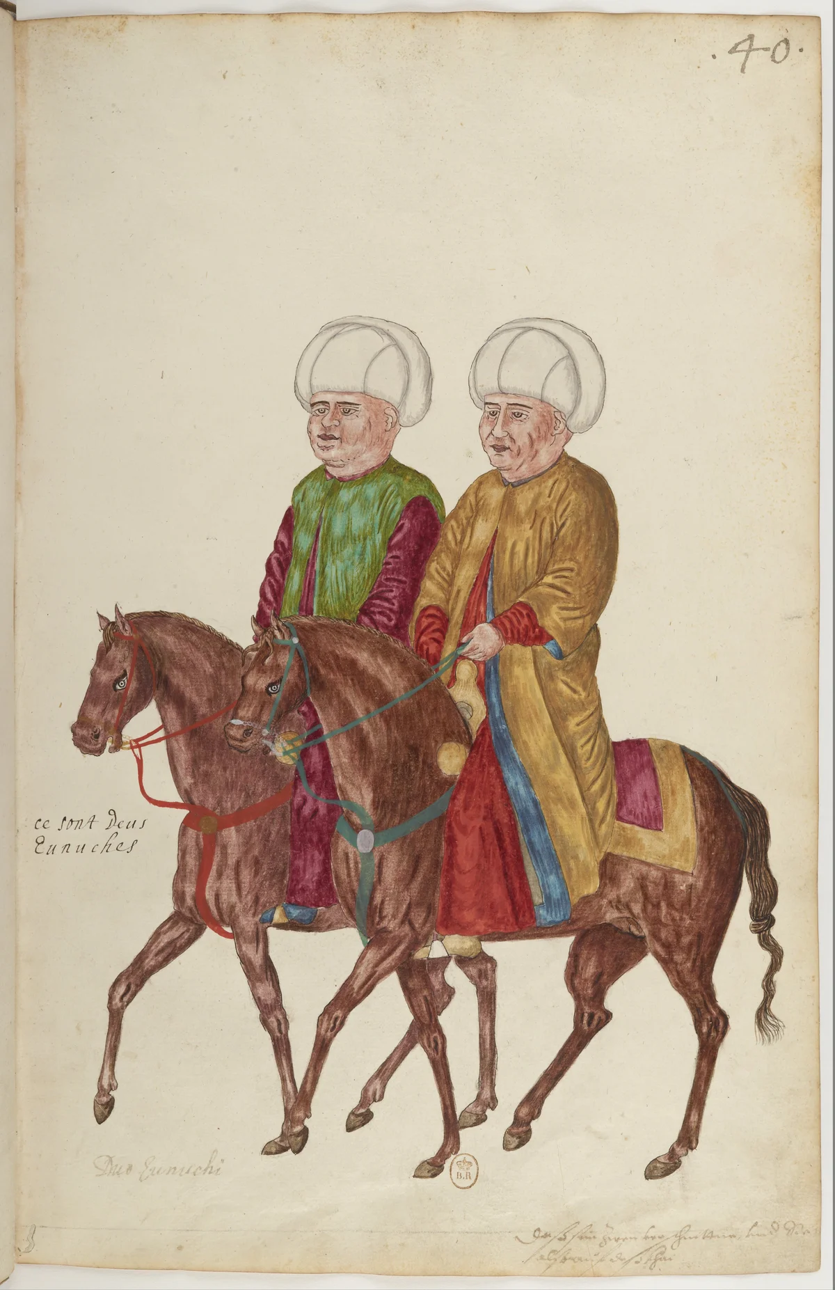 Doğu Halklarının Gelenek ve Kıyafetleri — Renkli Çizimler, 16. Yüzyıl (40)