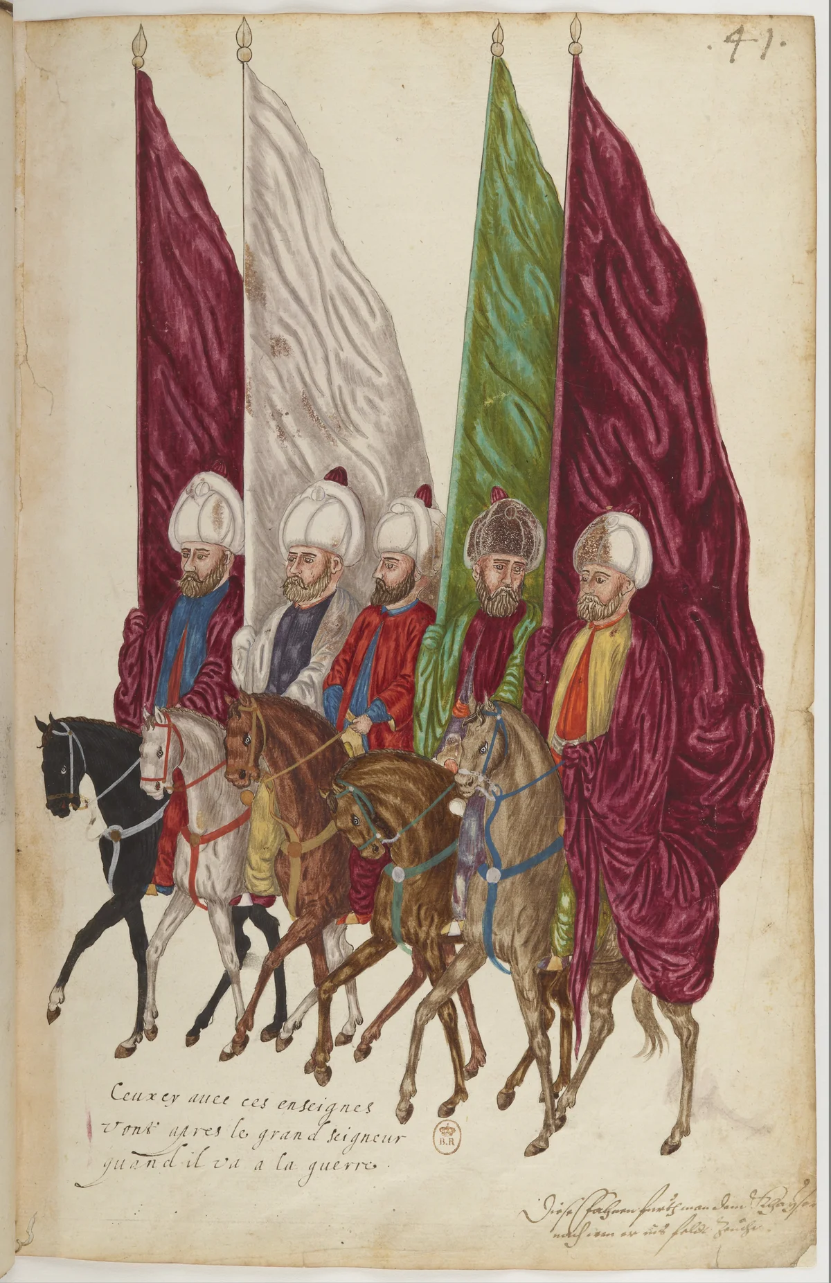 Doğu Halklarının Gelenek ve Kıyafetleri — Renkli Çizimler, 16. Yüzyıl (41)