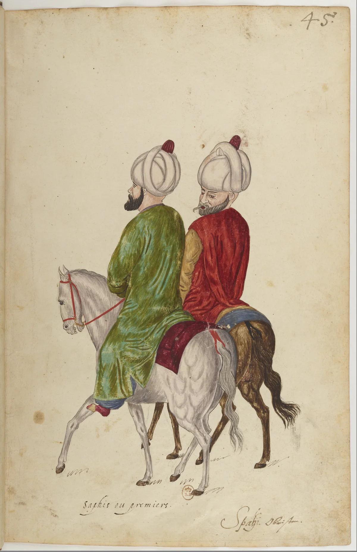 Doğu Halklarının Gelenek ve Kıyafetleri — Renkli Çizimler, 16. Yüzyıl (45)