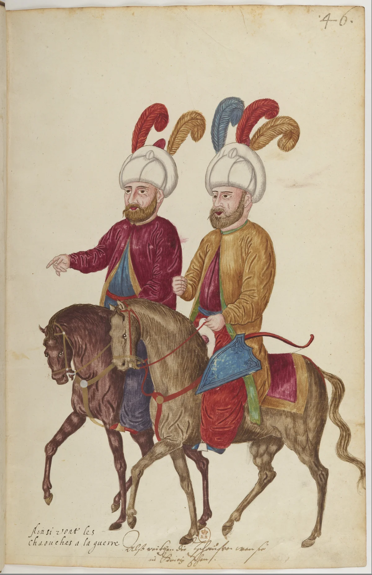 Doğu Halklarının Gelenek ve Kıyafetleri — Renkli Çizimler, 16. Yüzyıl (46)