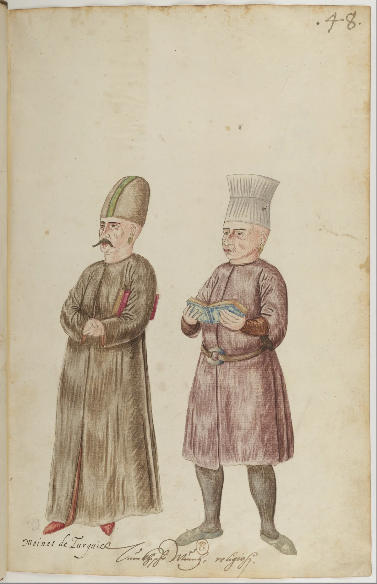 Doğu Halklarının Gelenek ve Kıyafetleri — Renkli Çizimler, 16. Yüzyıl (48)