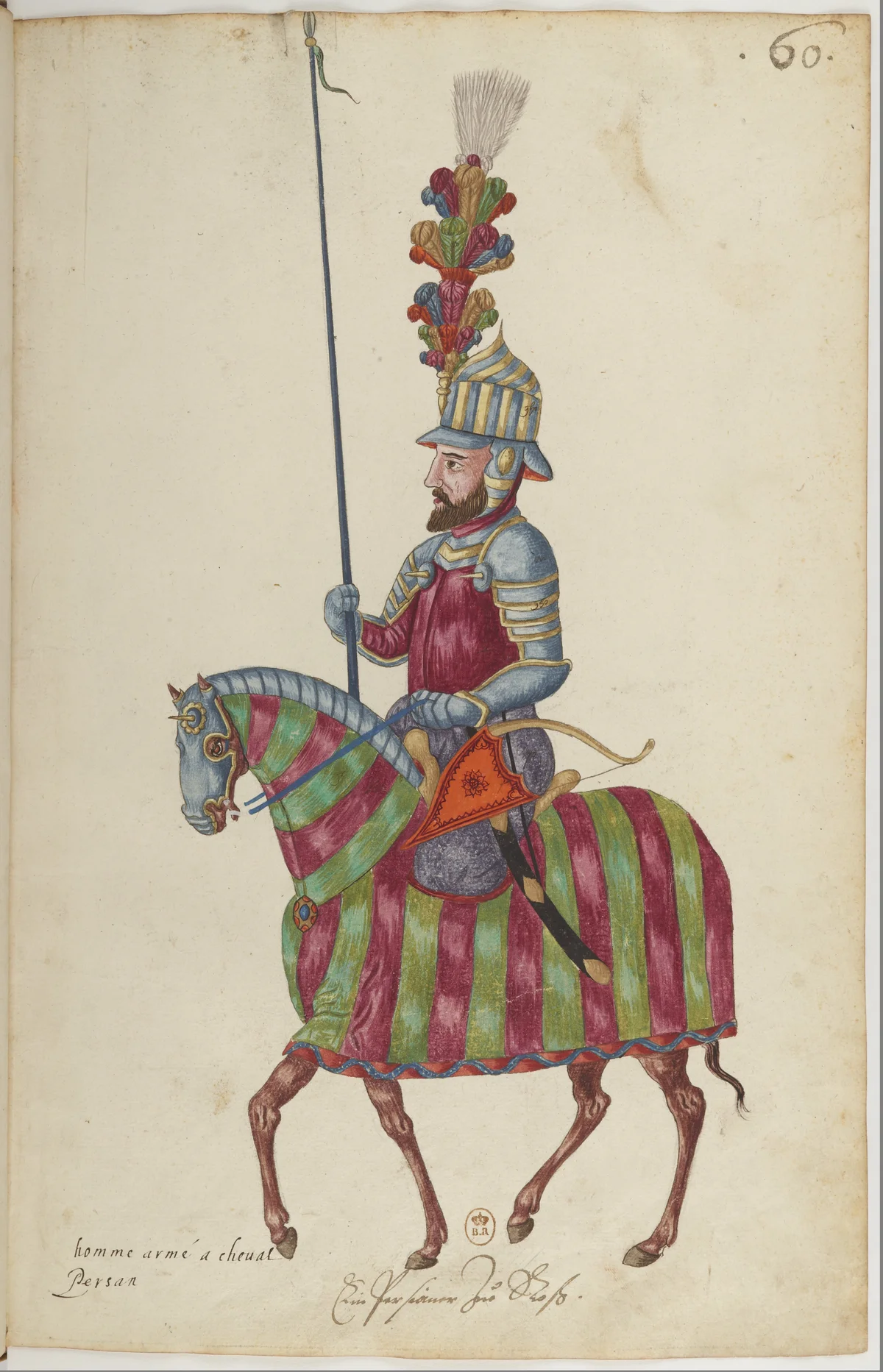 Doğu Halklarının Gelenek ve Kıyafetleri — Renkli Çizimler, 16. Yüzyıl (60)