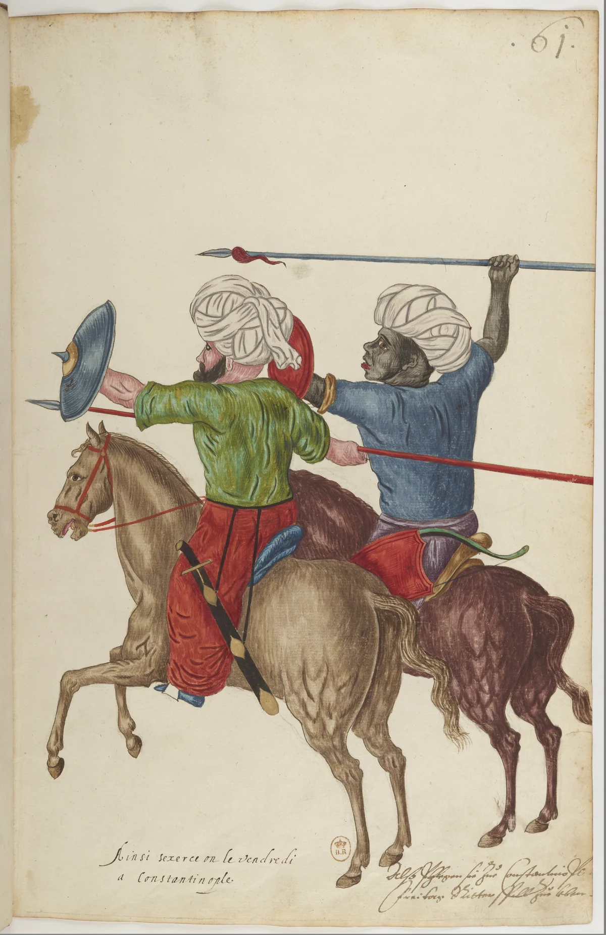 Doğu Halklarının Gelenek ve Kıyafetleri — Renkli Çizimler, 16. Yüzyıl (61)