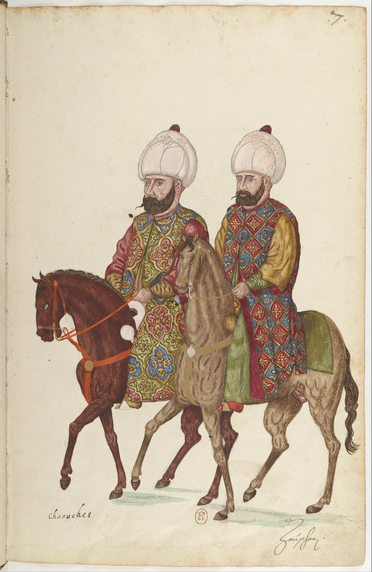 Doğu Halklarının Gelenek ve Kıyafetleri — Renkli Çizimler, 16. Yüzyıl (7)