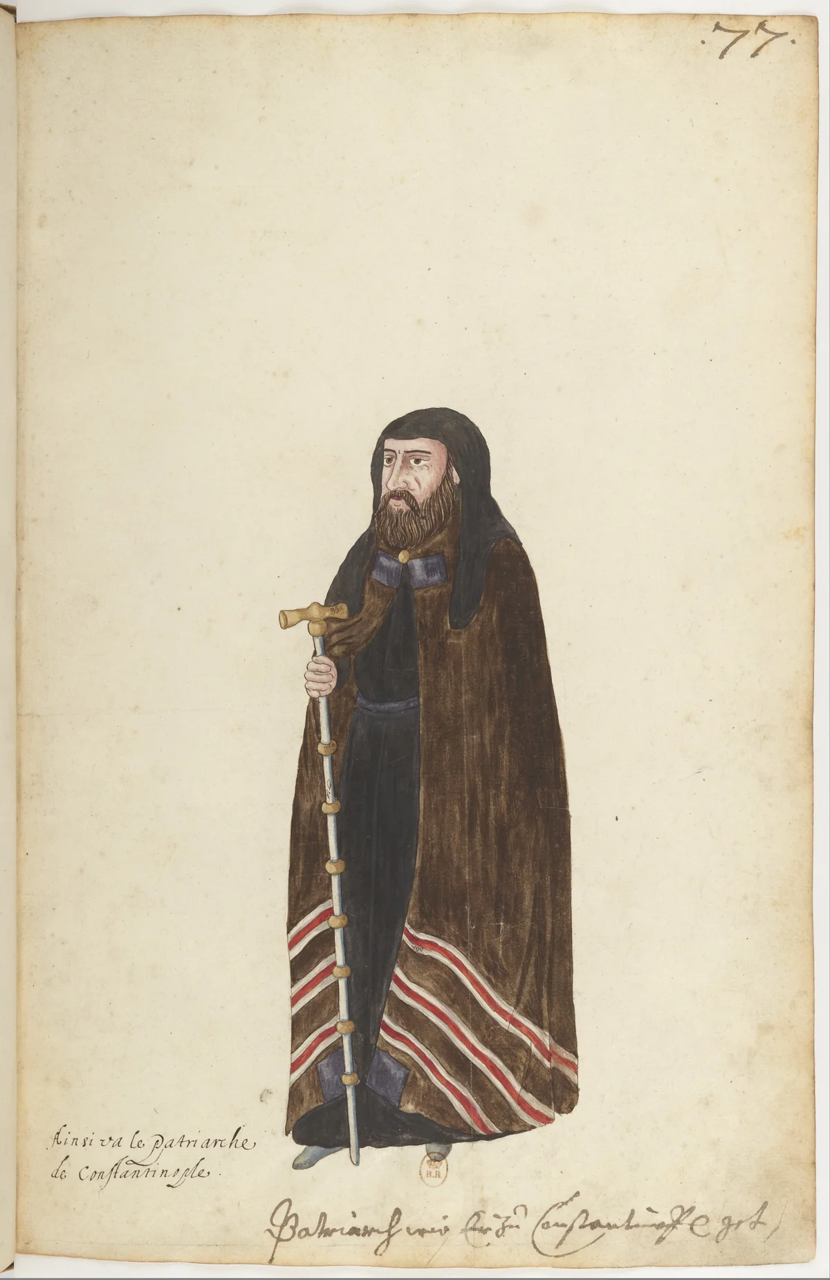 Doğu Halklarının Gelenek ve Kıyafetleri — Renkli Çizimler, 16. Yüzyıl (77)