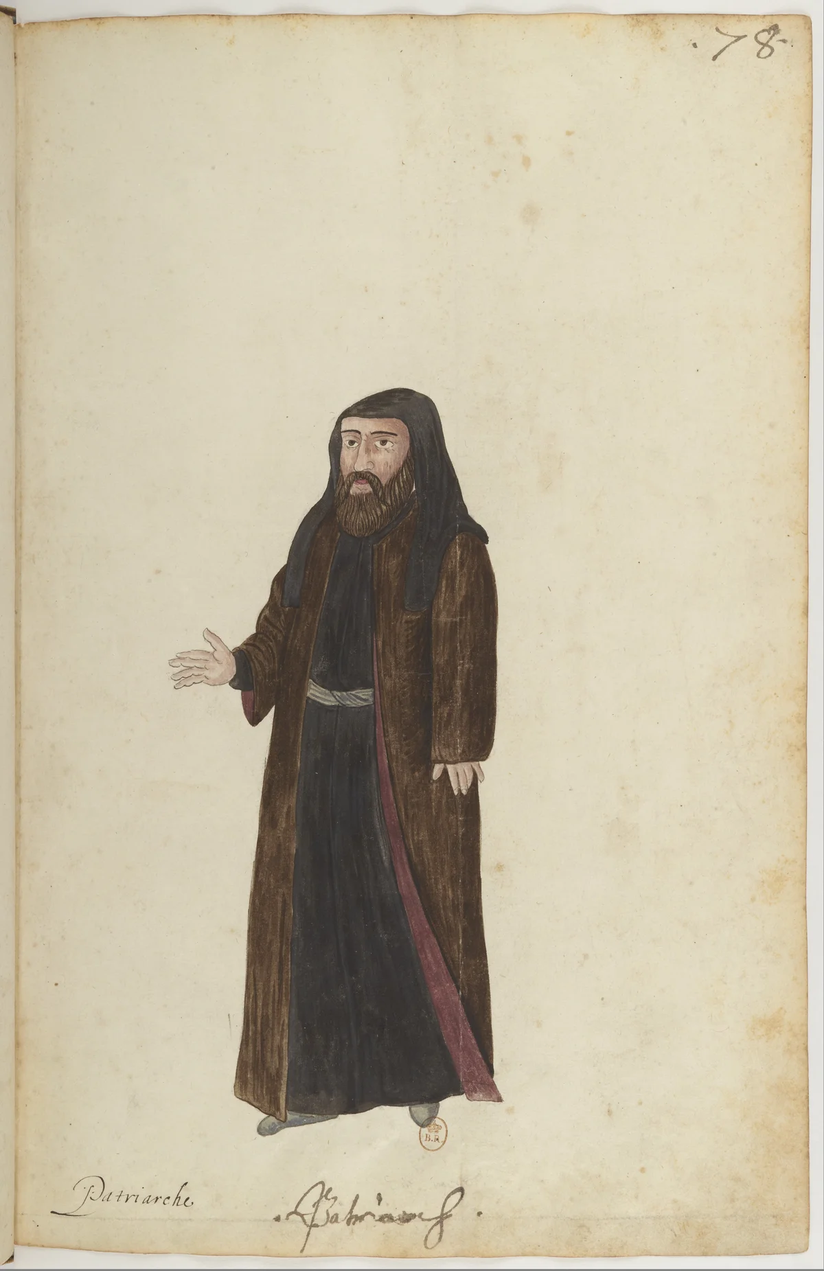 Doğu Halklarının Gelenek ve Kıyafetleri — Renkli Çizimler, 16. Yüzyıl (78)