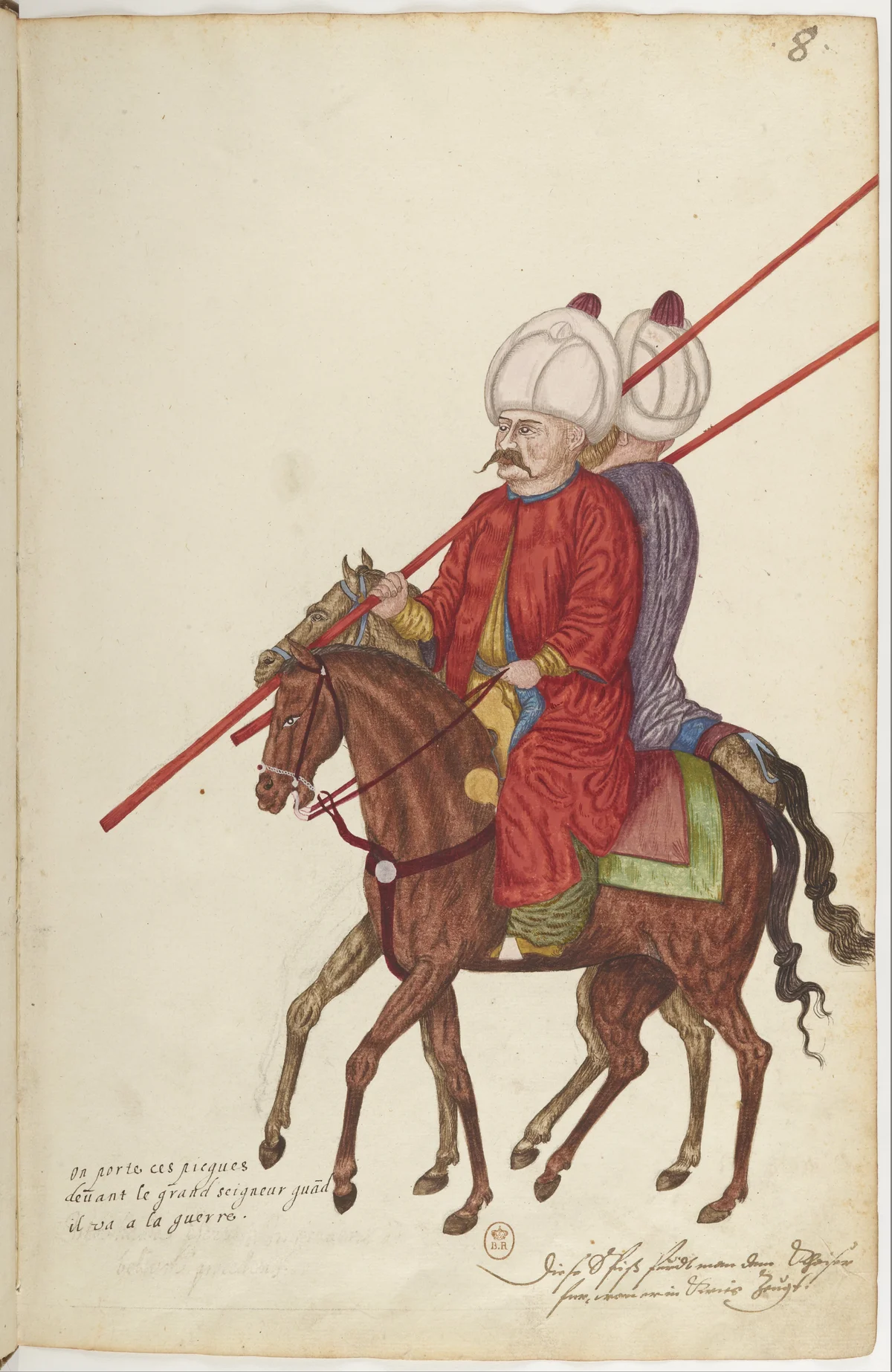 Doğu Halklarının Gelenek ve Kıyafetleri — Renkli Çizimler, 16. Yüzyıl (8)