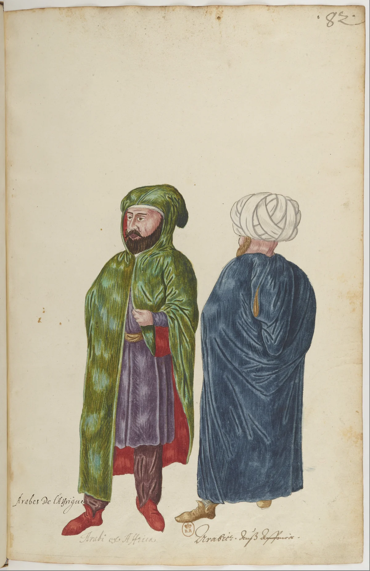 Doğu Halklarının Gelenek ve Kıyafetleri — Renkli Çizimler, 16. Yüzyıl (82)