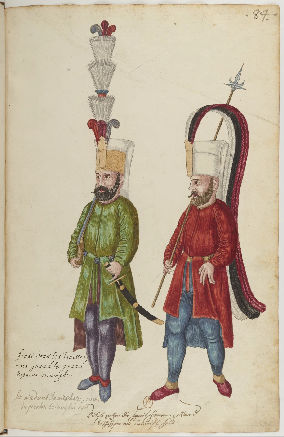 Doğu Halklarının Gelenek ve Kıyafetleri — Renkli Çizimler, 16. Yüzyıl (84)