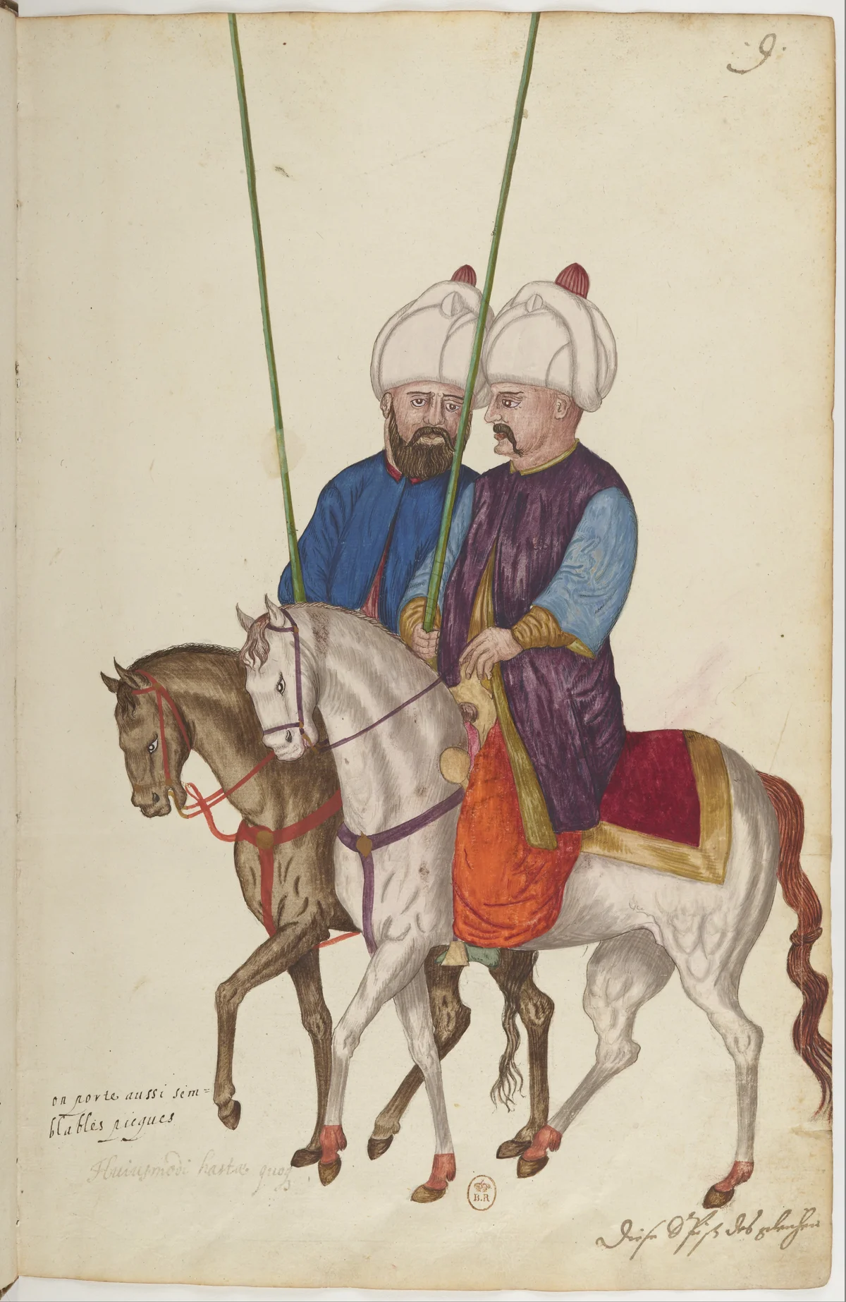 Doğu Halklarının Gelenek ve Kıyafetleri — Renkli Çizimler, 16. Yüzyıl (9)