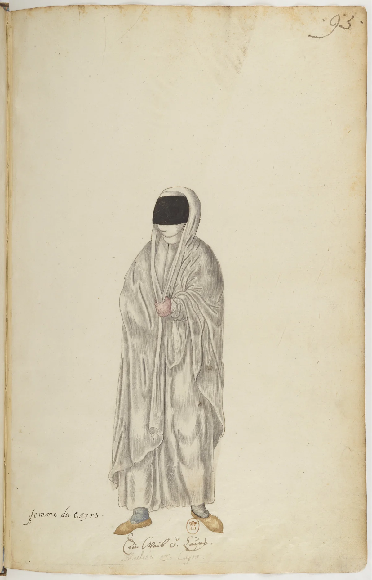 Doğu Halklarının Gelenek ve Kıyafetleri — Renkli Çizimler, 16. Yüzyıl (92)