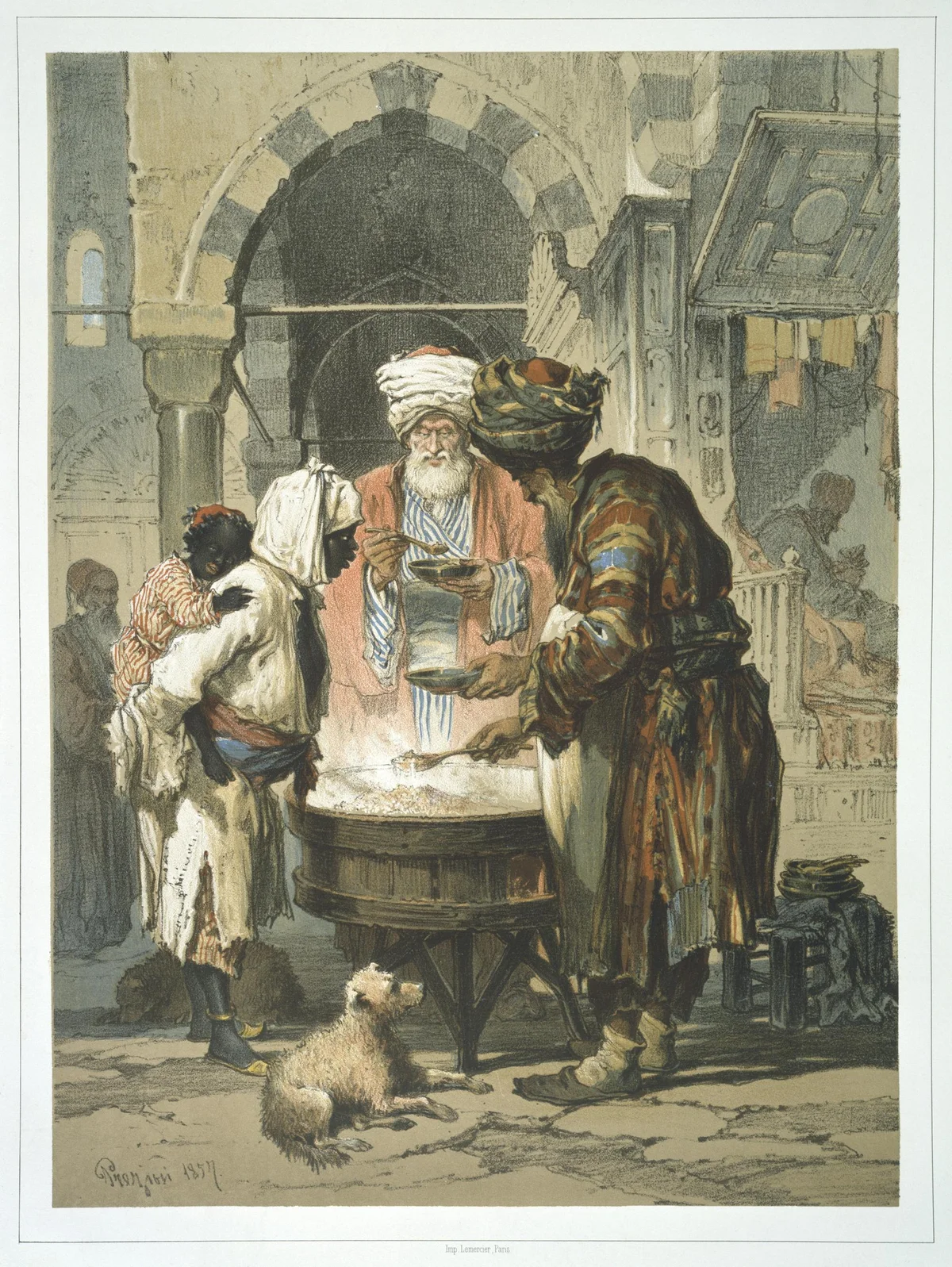 Amadeo Preziosi, İstanbul Anıları, 1858
