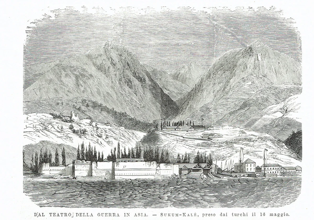 Sukum Kale, Osmanlı-Rus Savaşı, 1877