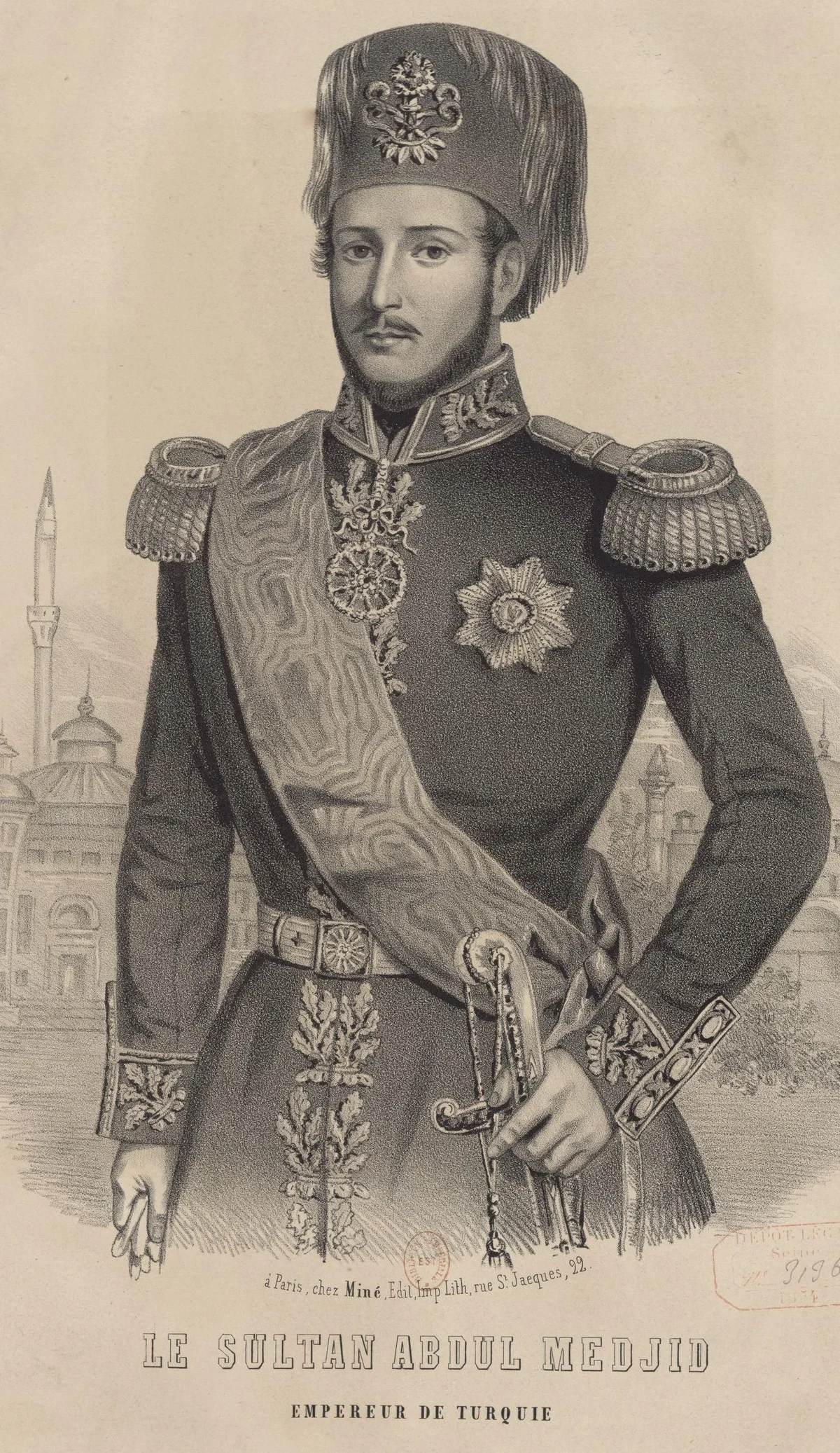 Sultan Abdülmecid I Portresi