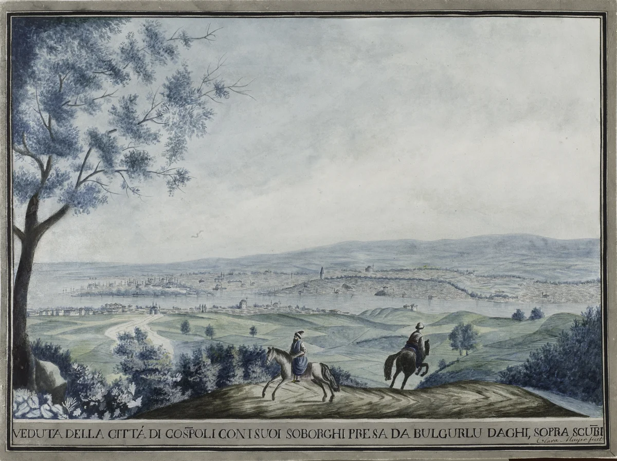 Bulgurlu'dan İstanbul Görünümü, Luigi Mayer