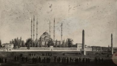 At Meydanı ve Sultanahmet Camii'nin Gravürü