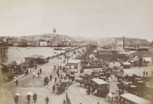 7061- Galata Köprüsü Üzeri ve Atlı Tramvaylar / Guillaume Berggren Fotoğra...