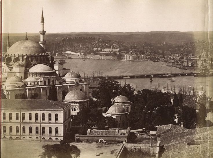 Beyazıt Kulesi’nden Panoramik Görünüm - 2  Guillaume Berggren, 1875