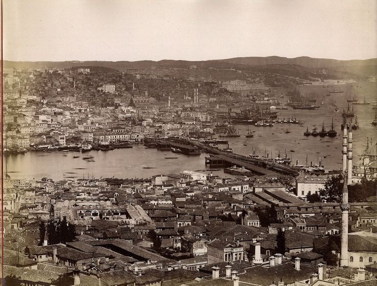 Beyazıt Kulesi’nden Panoramik Görünüm - 4  Guillaume Berggren, 1875