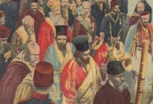Easter Celebration in the Greek Patriarch of Istanbul, 1900s 
Fener Rum Patrikha...