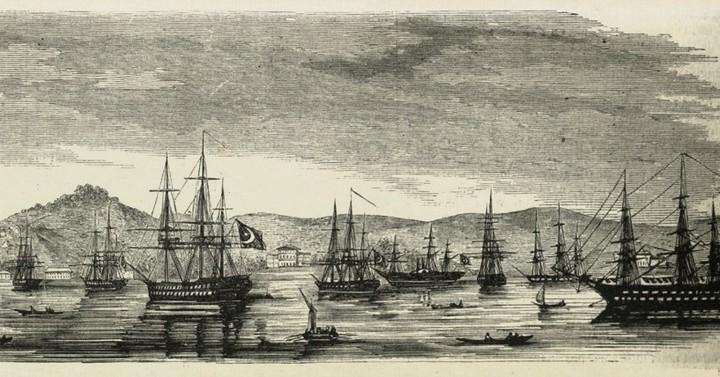 Egypt-Turkish Fleet in Beykoz, Istanbul, 1853
Mısır-Türk Filosu, İstanbul, 1853...