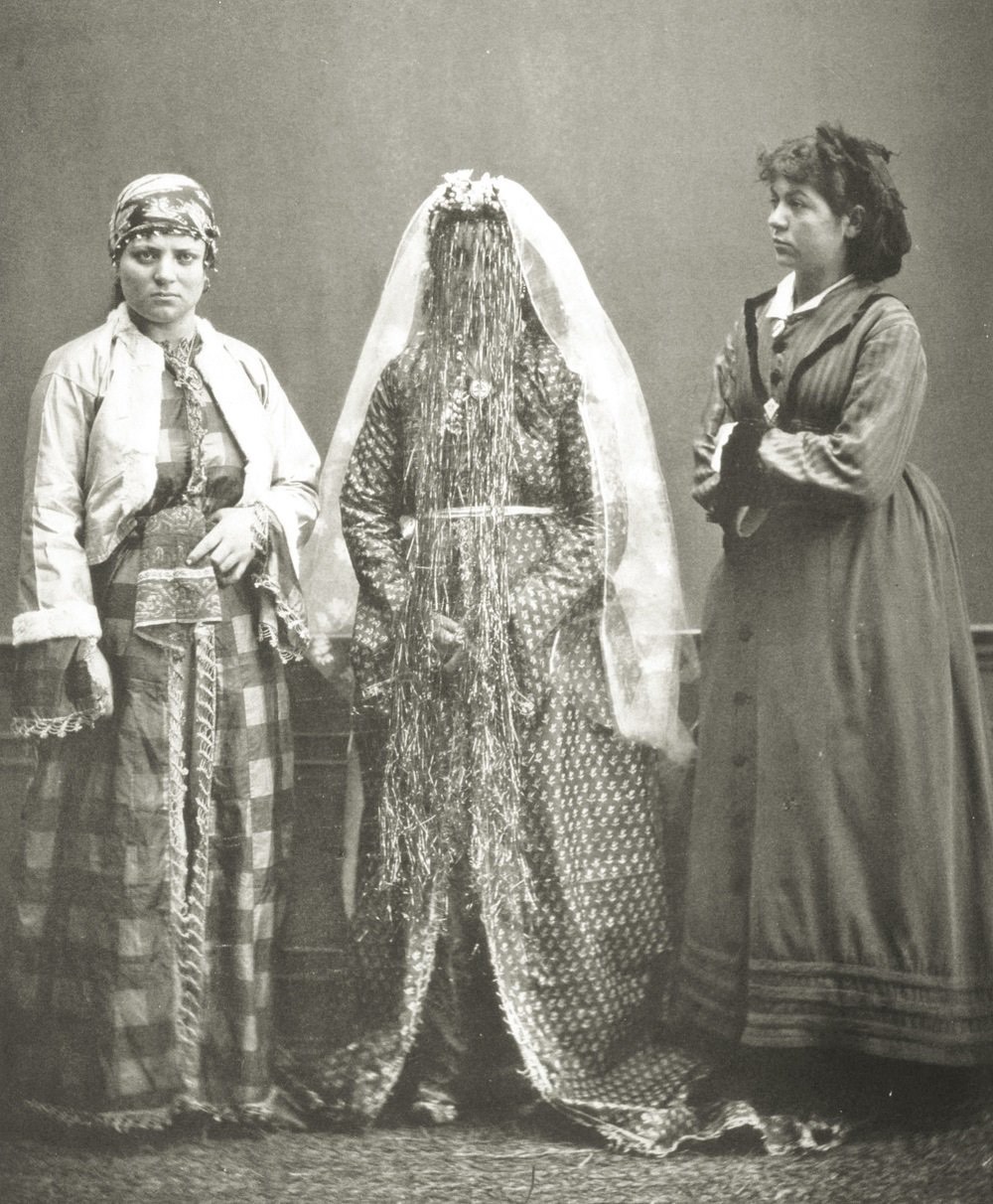 From Left, Jewish Woman, Armenian Bride, Greek Woman, Istanbul, 1873
Soldan, Ya...