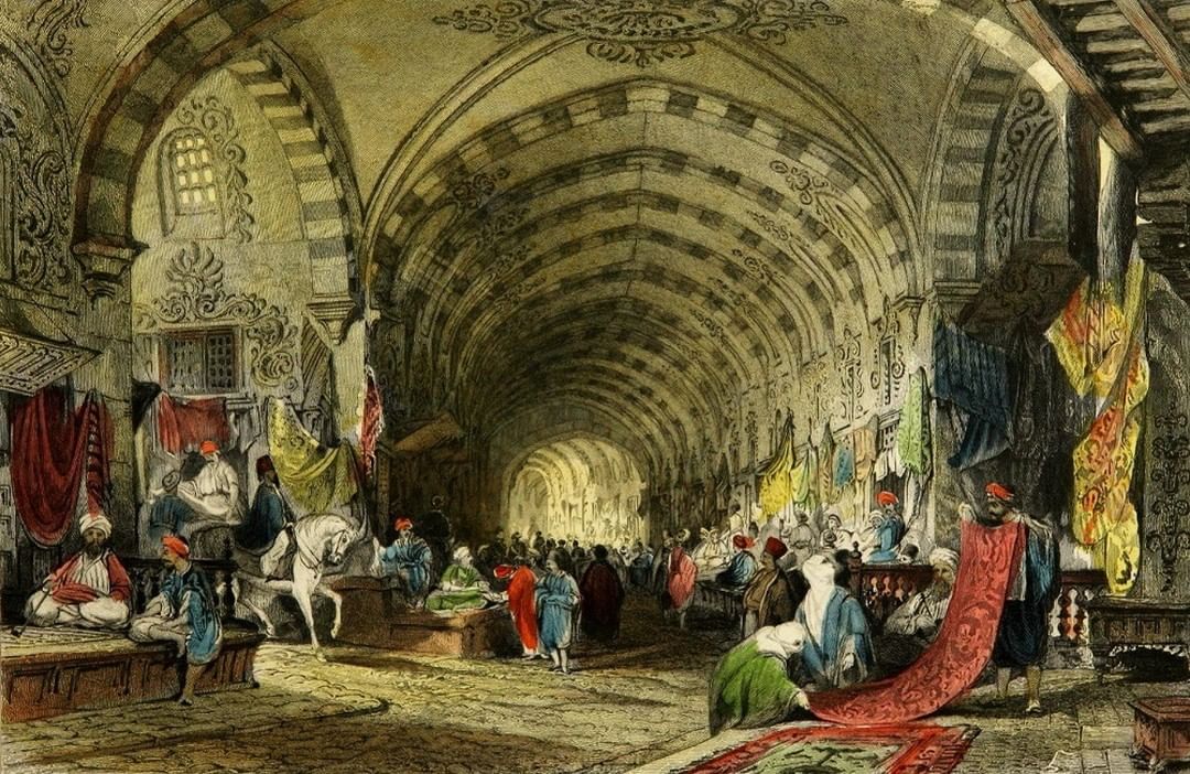 Grand Bazaar (Kapalıçarşı), Istanbul, 1838
...