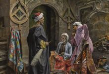 Halı pazarı, Kahire, Osmanlı dönemi Mısır, 1800'ler.
Carpet market, Cairo, Ottom...