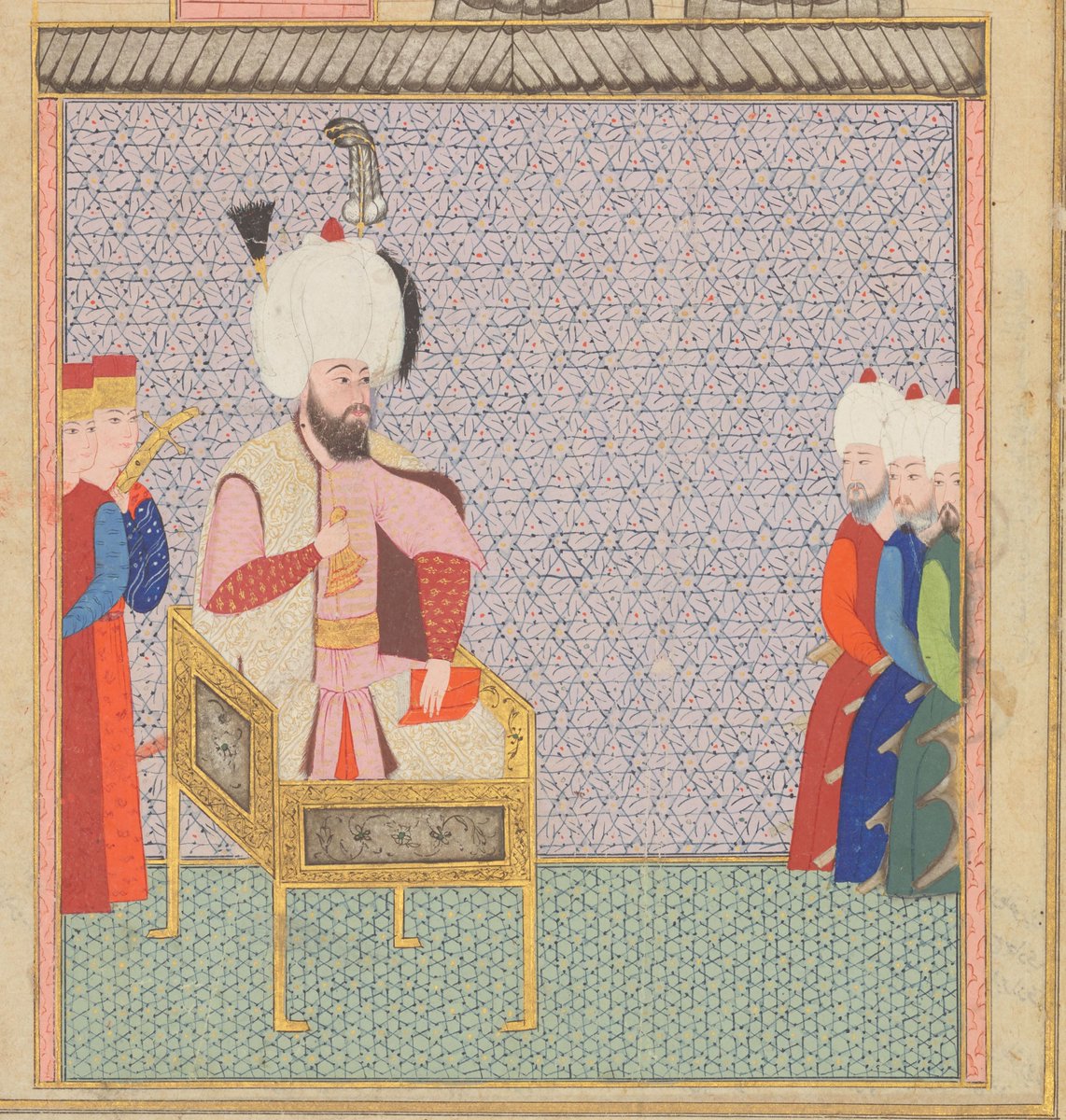 III. Murad ve Veziriazam Sokollu Mehmed Paşa, Ahmed Paşa ve Sinan Paşa
Zübdetü'