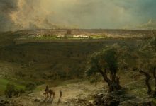 Jerusalem from the Mount of Olives, Palestine, 1870 
Zeytin Dağı'ndan Kudüs, Fil...
