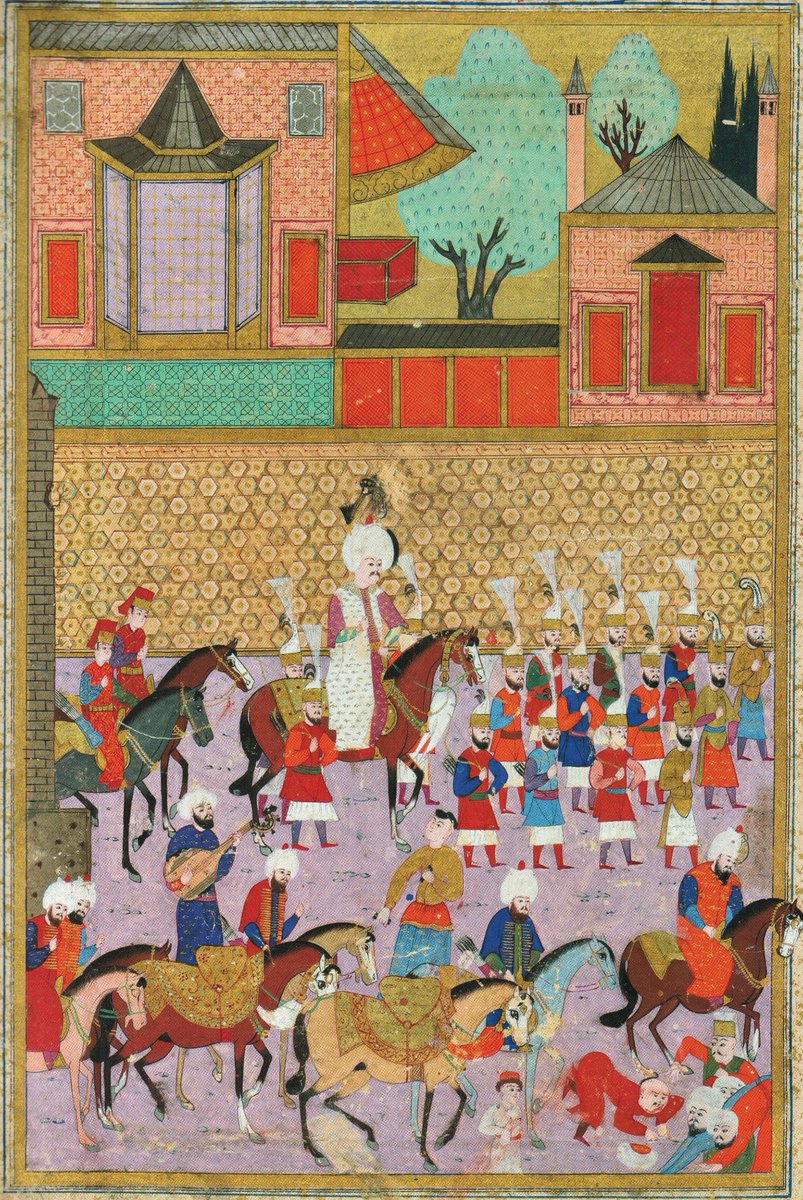 Kanuni Sultan Süleyman'ın, şehzadeleri Mustafa, Mehmed ve Selim'in 1530'daki sün