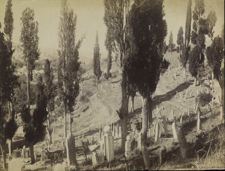 Mezarlık, Eyüp / Sébah ve Joaillier Fotoğrafı | Eski İstanbul Fotoğraflar...