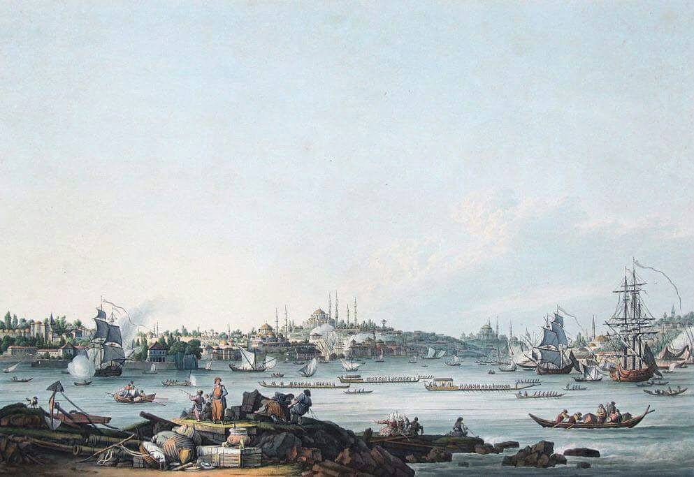Osmanlı dönemi Istanbul, 1820'ler.
Ottoman Istanbul, 1820's.
...