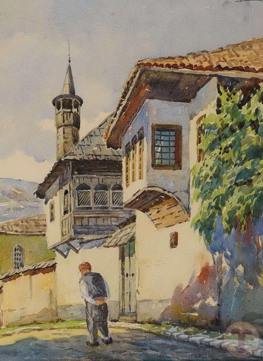 Osmanlı Dönemi Bir Sokak Manzarası