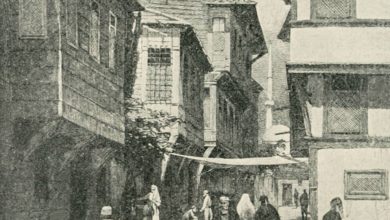İstanbul'Da Bir Sokak Manzarası