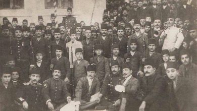 Sivrihisar'da Ermeni kökenli Osmanlı askerleri, 1908.
Armenian Ottoman soldiers ...