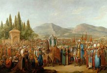 Sure-i Hümâyûn Hacı Alayı Mekke yolunda, 1800'lü yılların başında, Devlet-i Aliy...