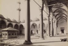 Süleymaniye Camii Avlusu / Sébah ve Joaillier Fotoğrafı