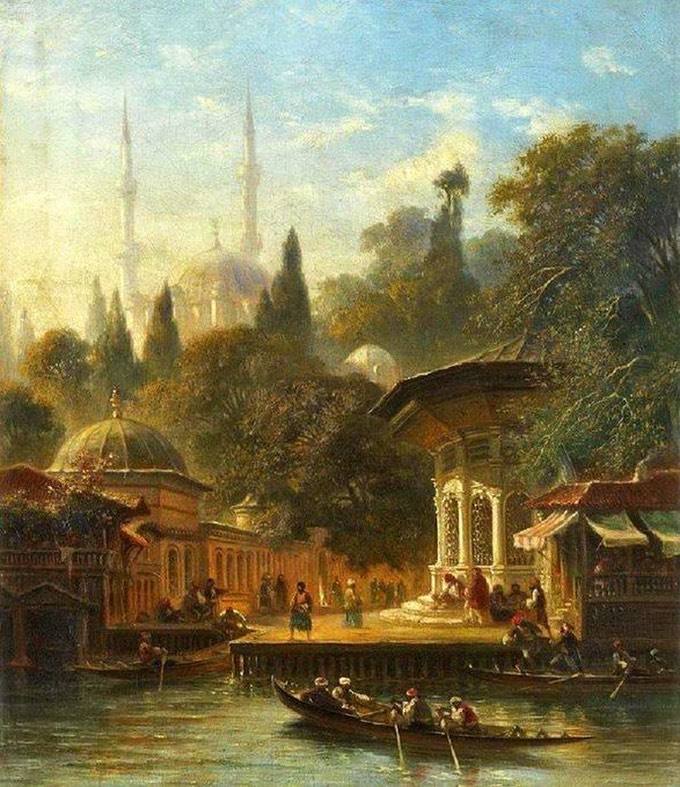 The Eyup Sultan (Abu Ayyub Al-Ansari) Mosque, Istanbul, 19th Century
Eyüp Camii...