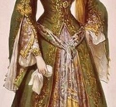 Turkish well-to-do lady from Istanbul. Late-Ottoman, 1800-1850