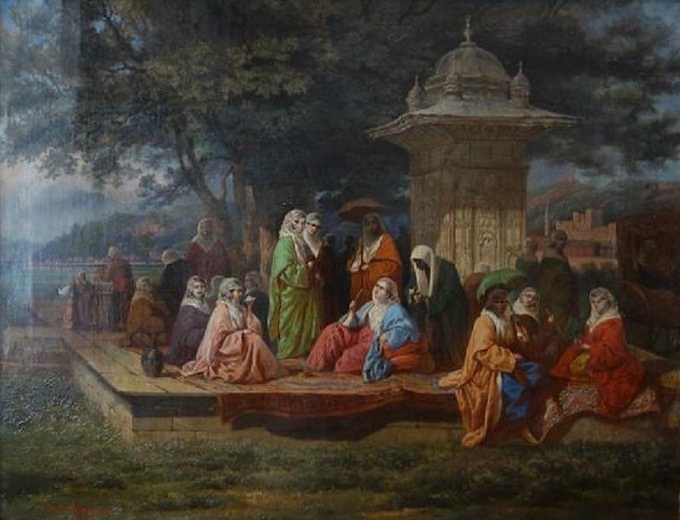 Women's Promenade, Istanbul, 19th Century 
İstanbul Kadınları Mesirede, 19. Yüzy...