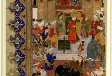 Yıldırım Bayezid'in huzurunda boğanın aslana paralattırılması.