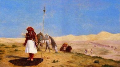 Çölde namaz kılan Arnavut Osmanlı bey, 1800'ler.Arnavut arkadaşlarınızı etiketle...